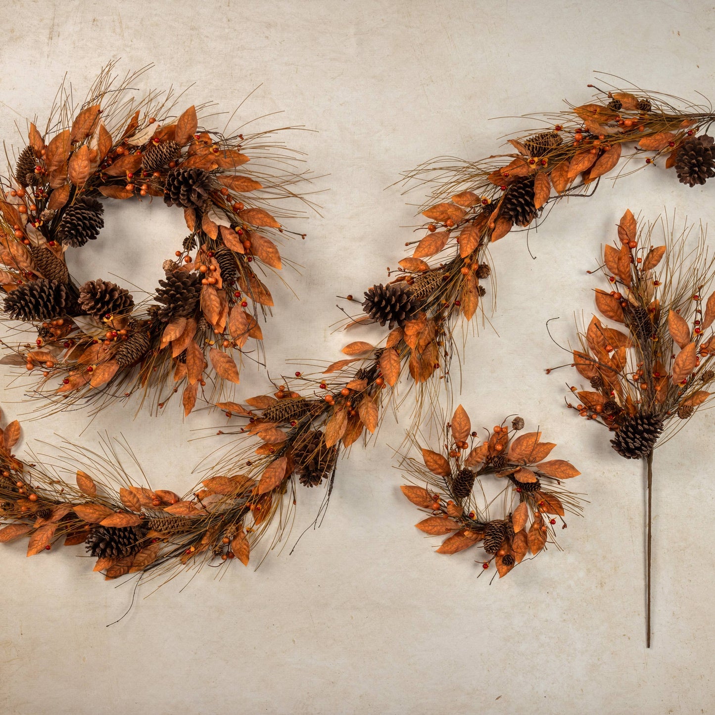 24" Rustic Harvest Wreath