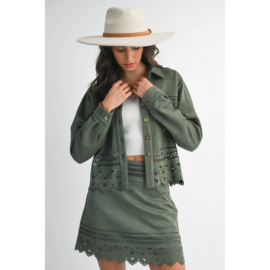 Reagan Laser Cut Jacket
