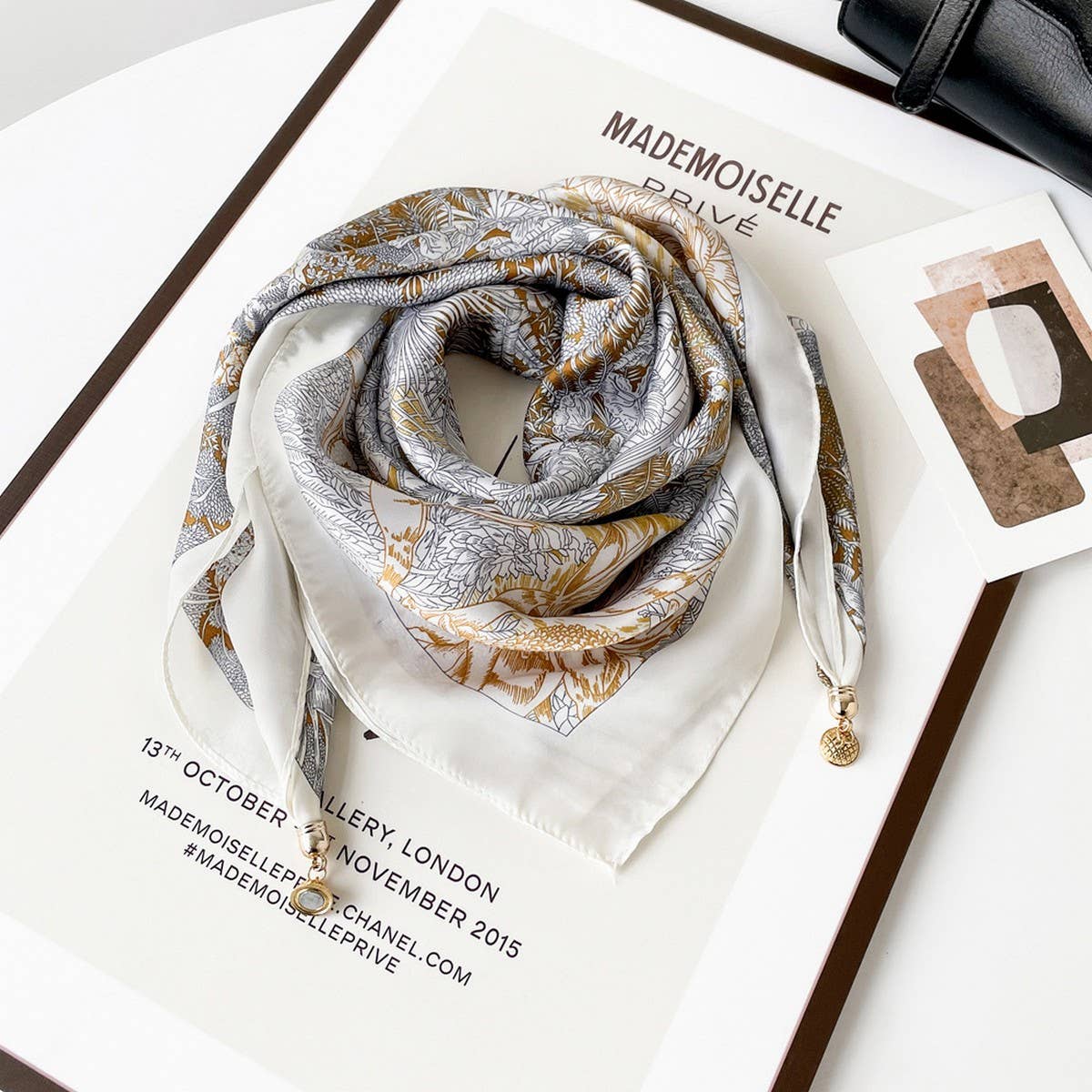 Soho Silk Bag Scarf - Three Colors