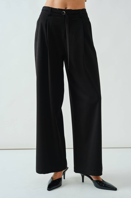 Jules Belted Wide Leg Trousers