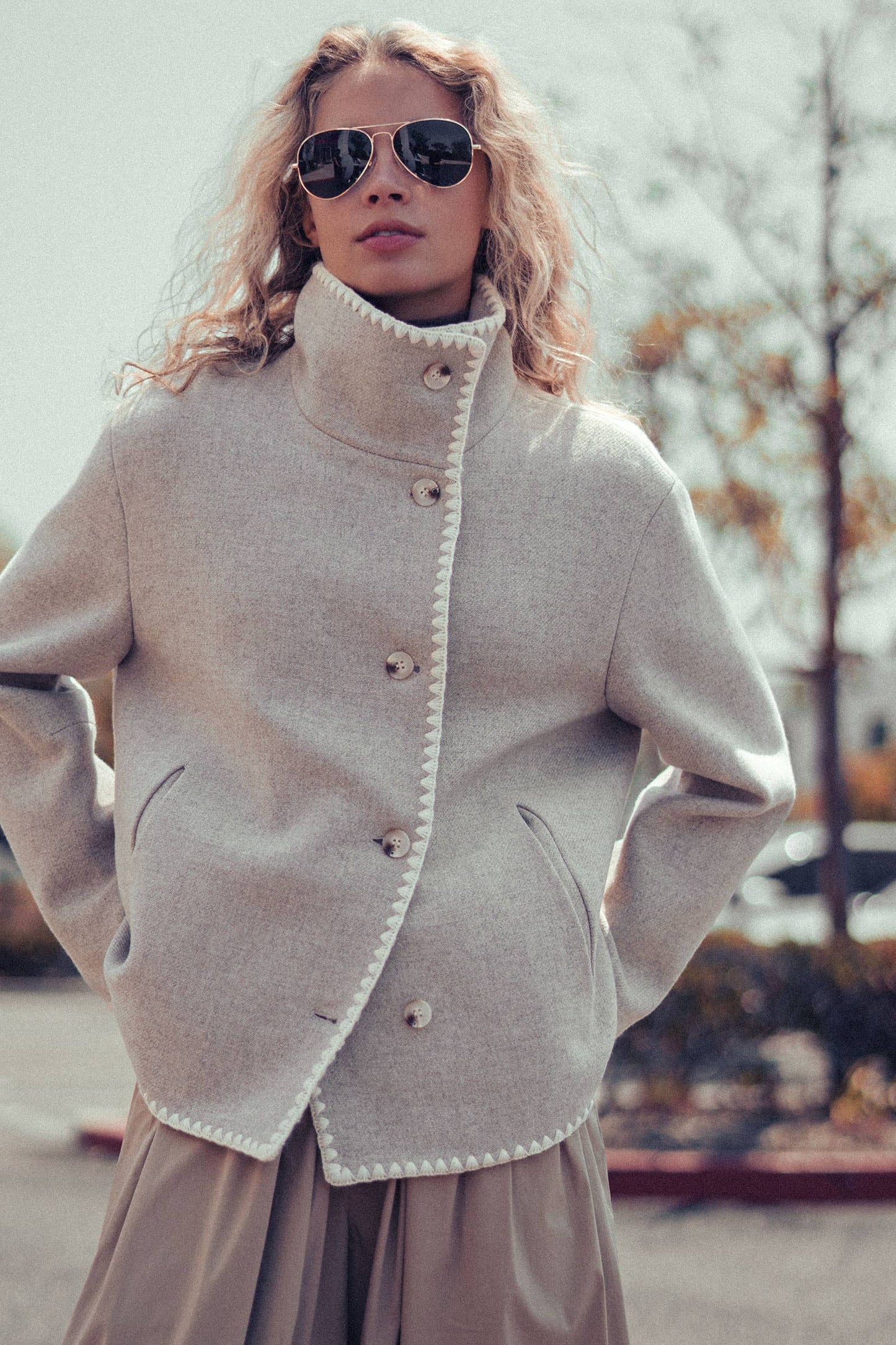 Gwen Contrast Jacket