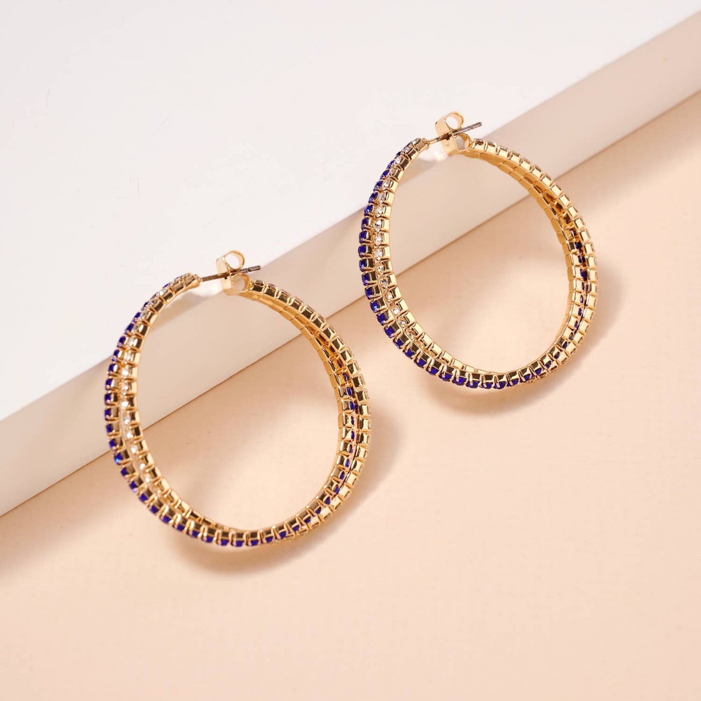 Gina Twisted Hoop Earrings - Two Colors