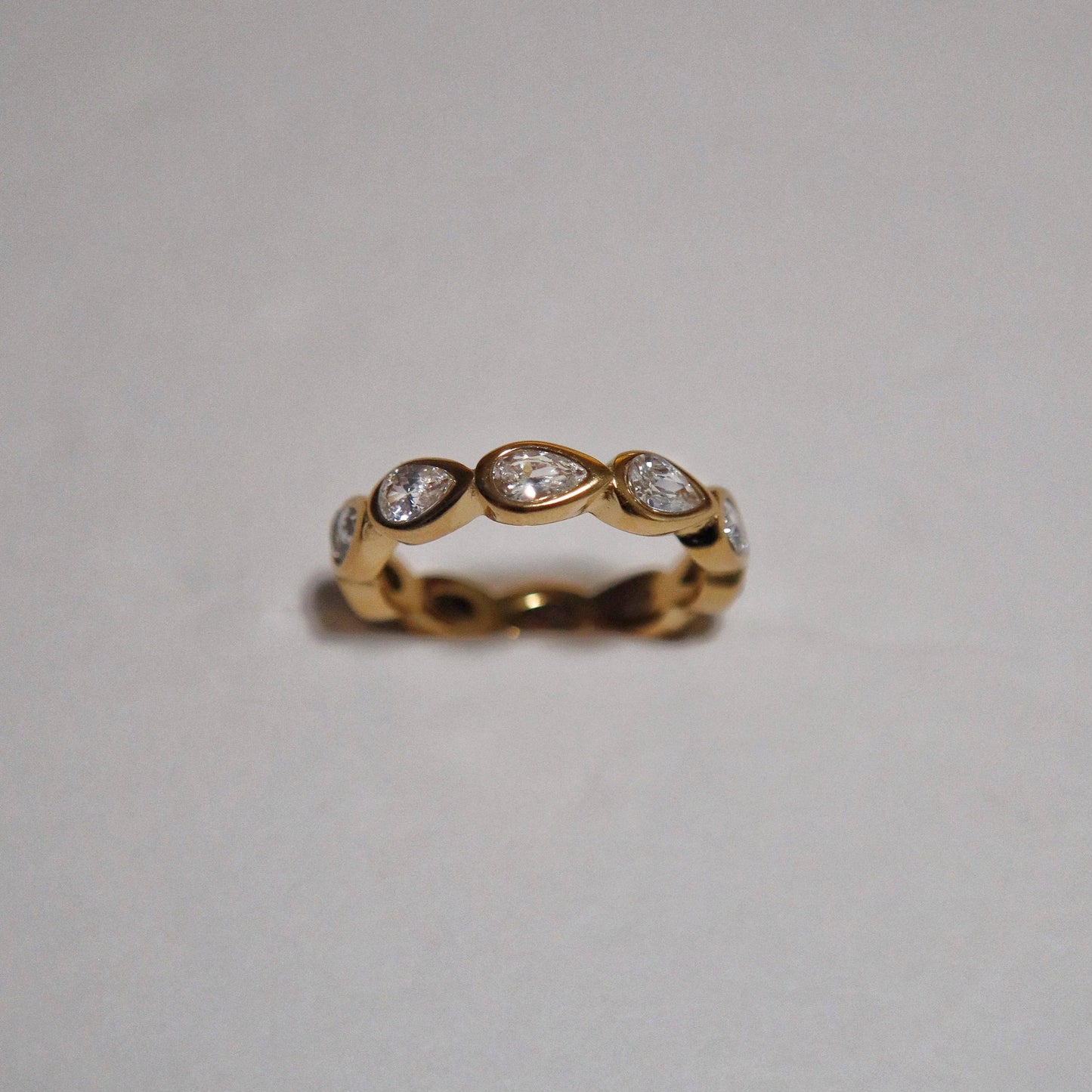 Teardrop Eternity Ring