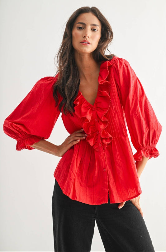 Siren Ruffle Top