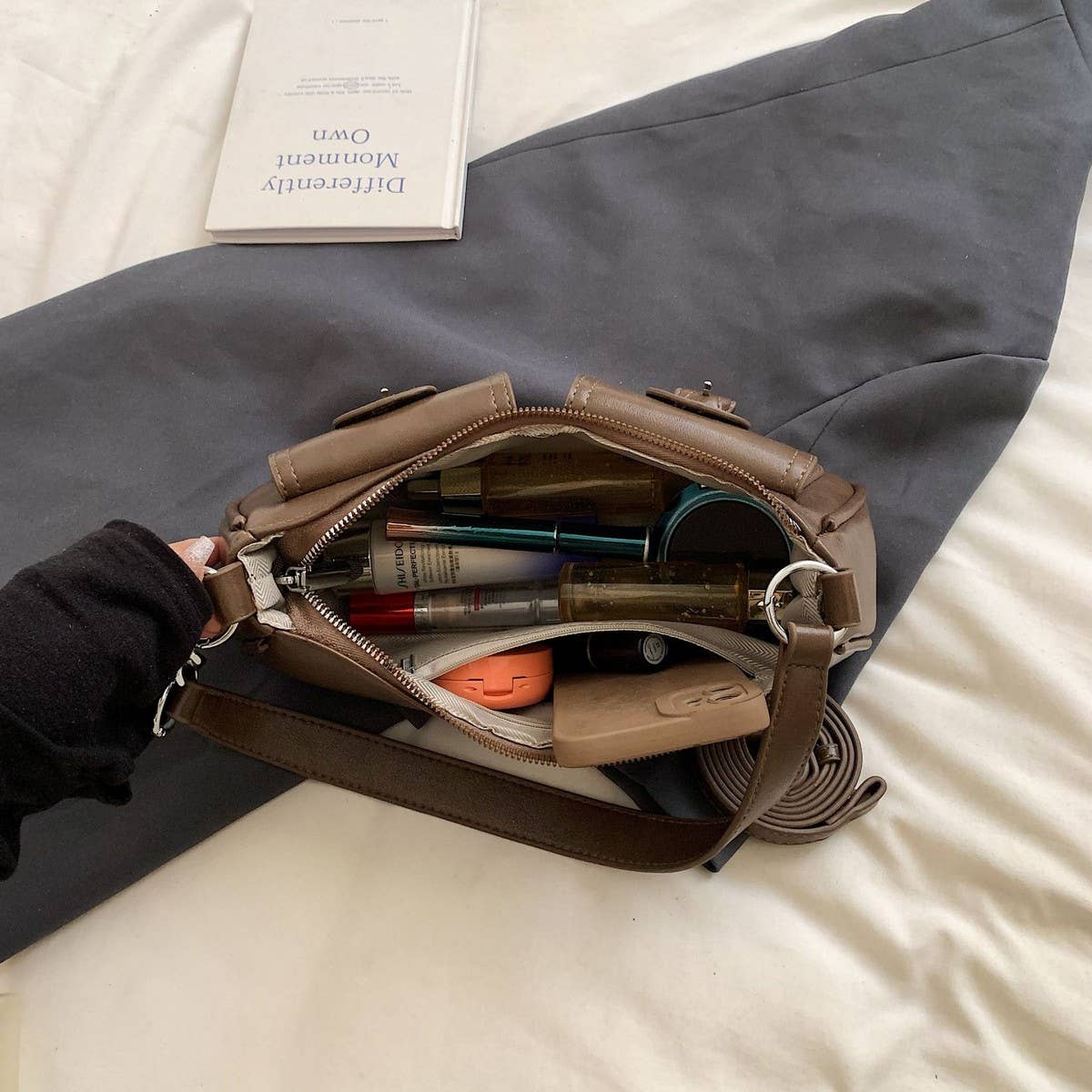 Brooklyn Buckle Shoulder Bag - Two Colors