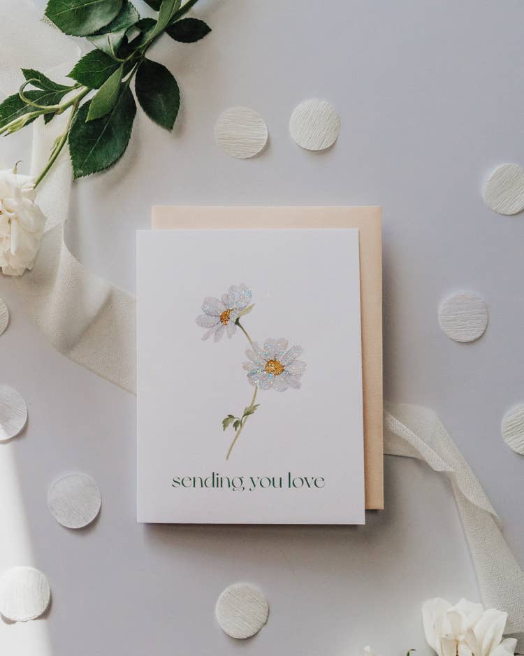 'Daisy Hug' Sympathy Card