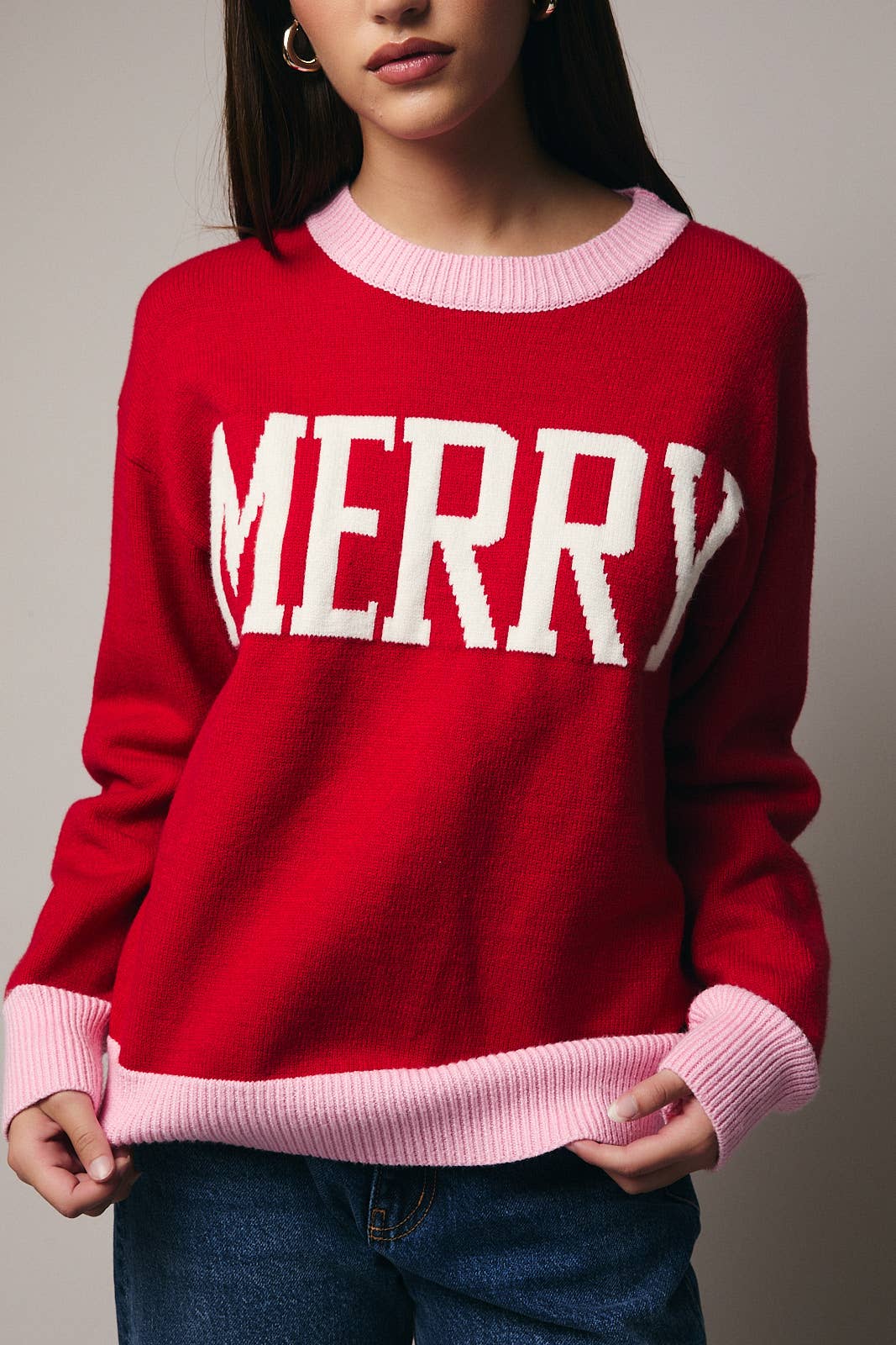 Crew Neck Merry Sweater