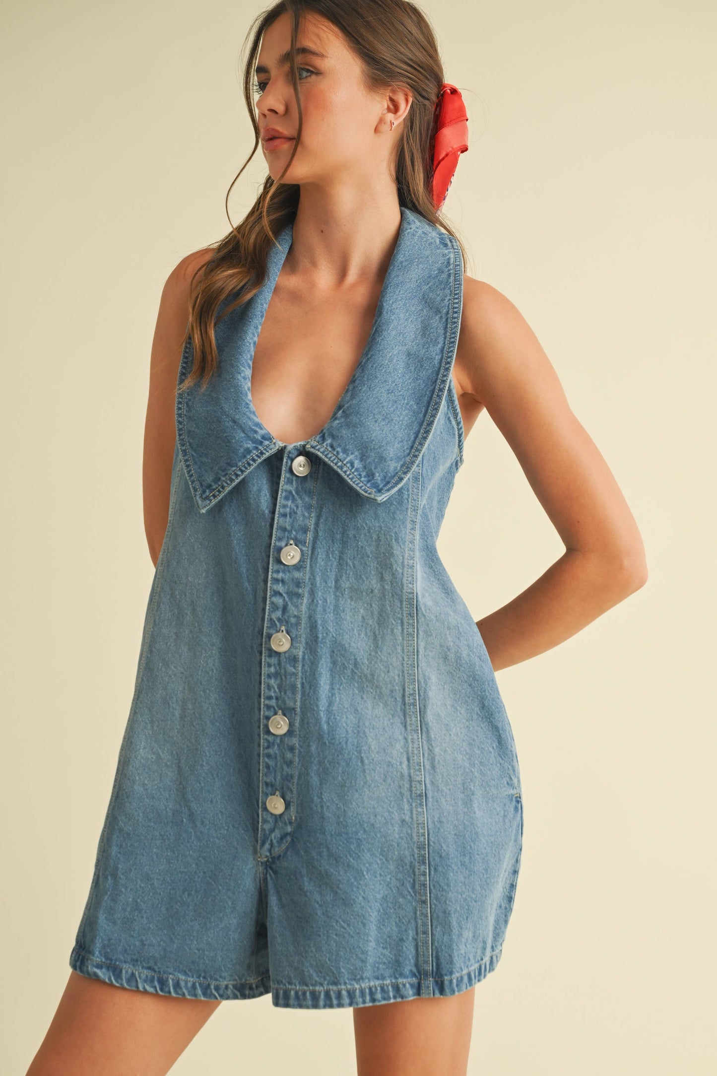 Jonah Denim Romper