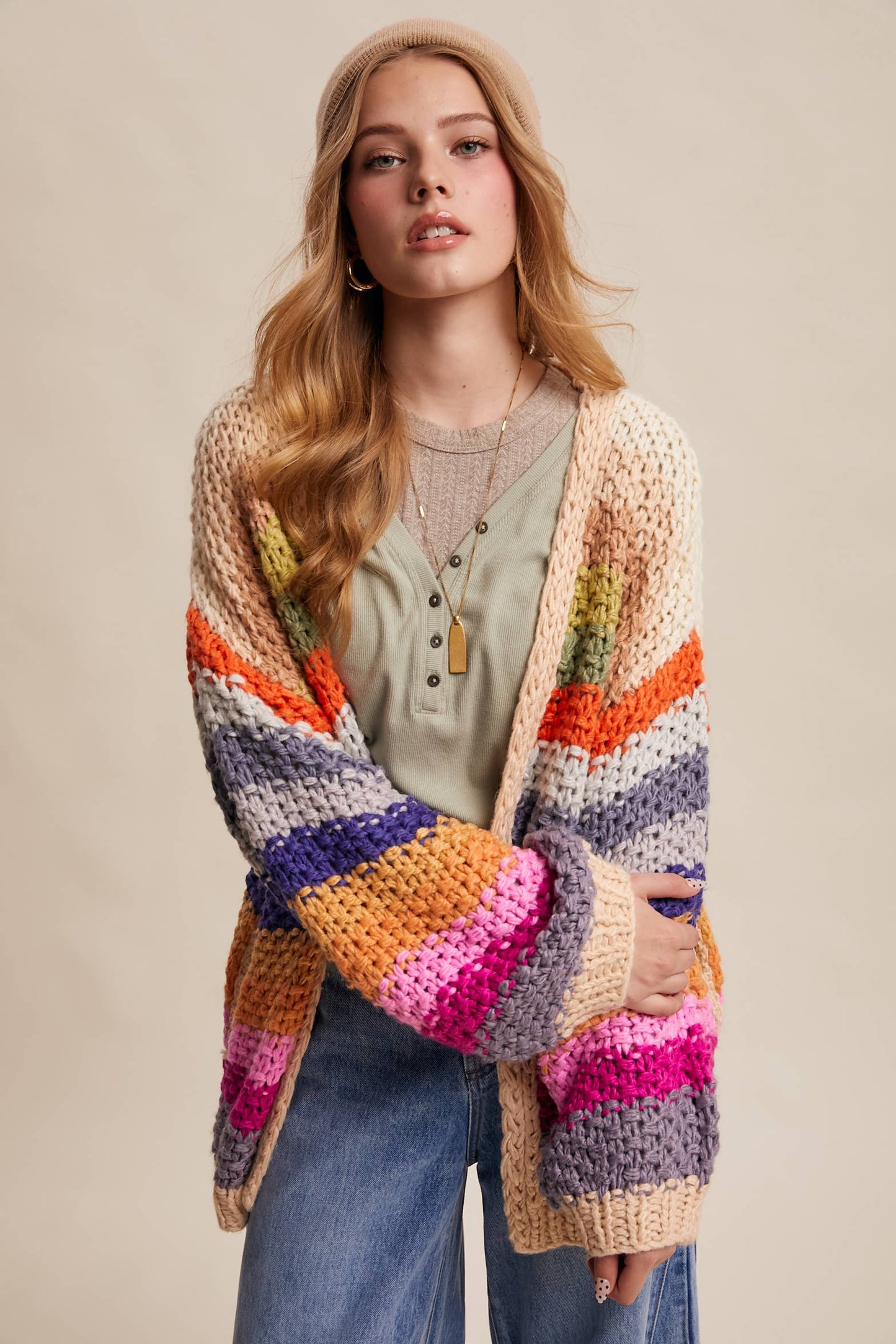 Daydreamer Chunky Knit Cardigan