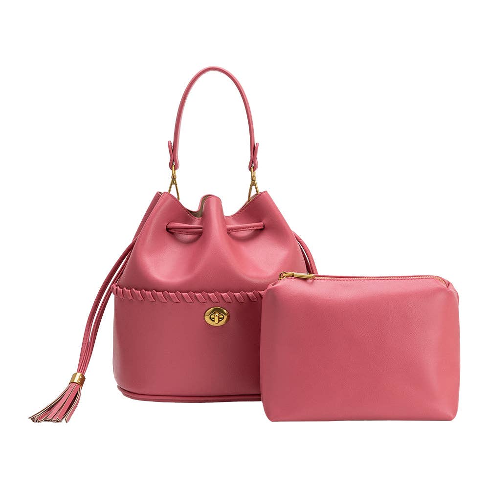 Janae Top Handle Bucket Bag