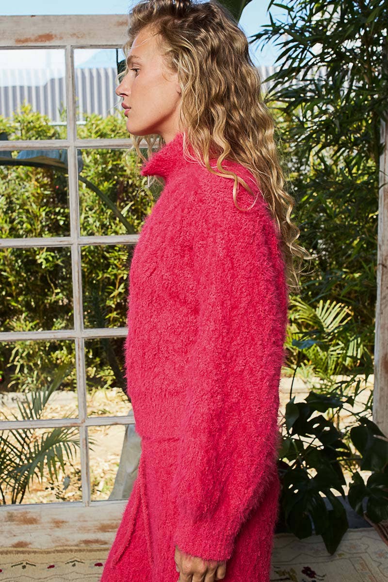 Quiet Luxury Half Zip Sweater