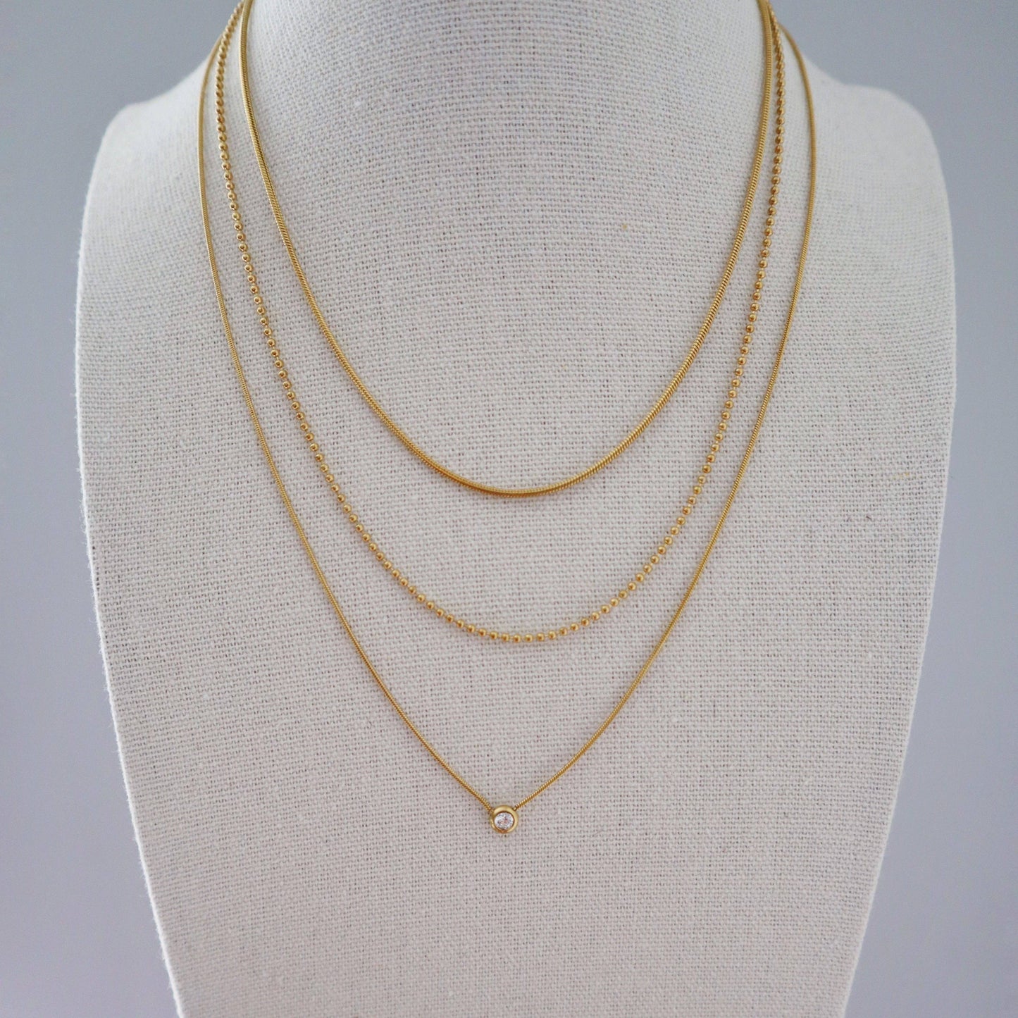 Trinity Layered Necklace