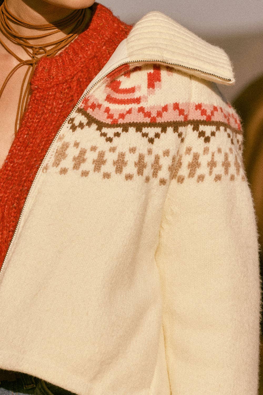 Indy Fair Isle Sweater Jacket