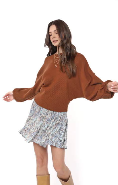 Sia Textured Dolman Top