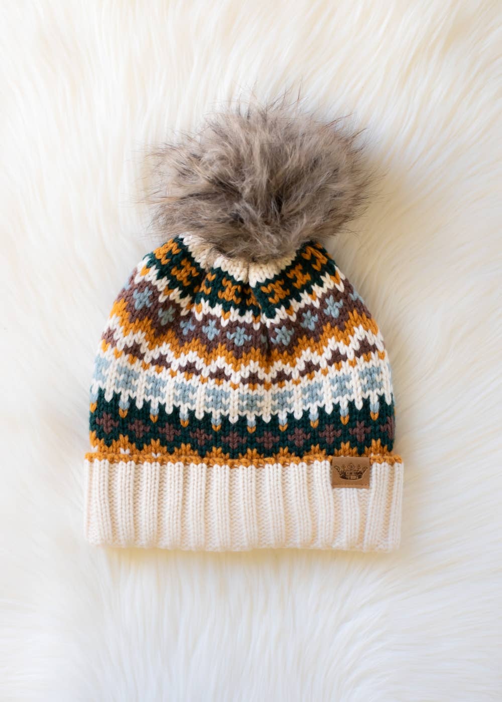 Nordic Nights Pom Hat