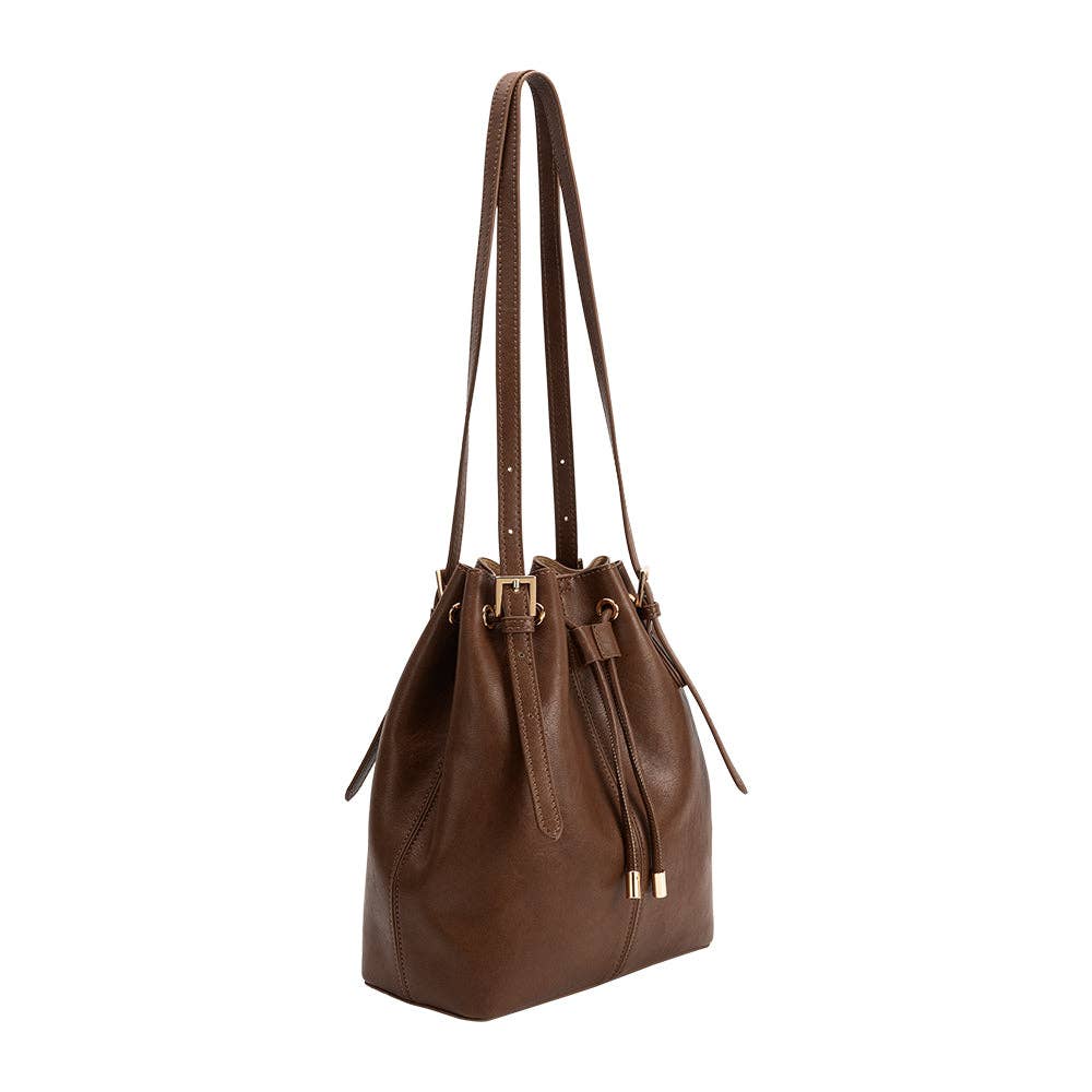 Sasha Bucket Bag - Chocolate