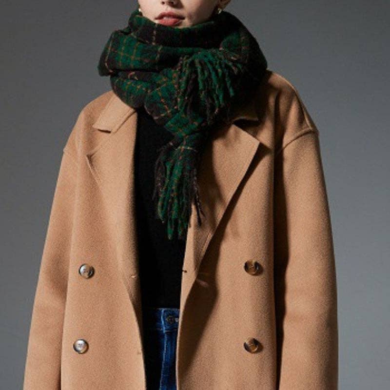 Windsor Plaid Oblong Scarf