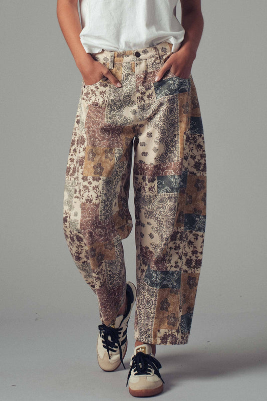 Gia Boho Patchwork Pants