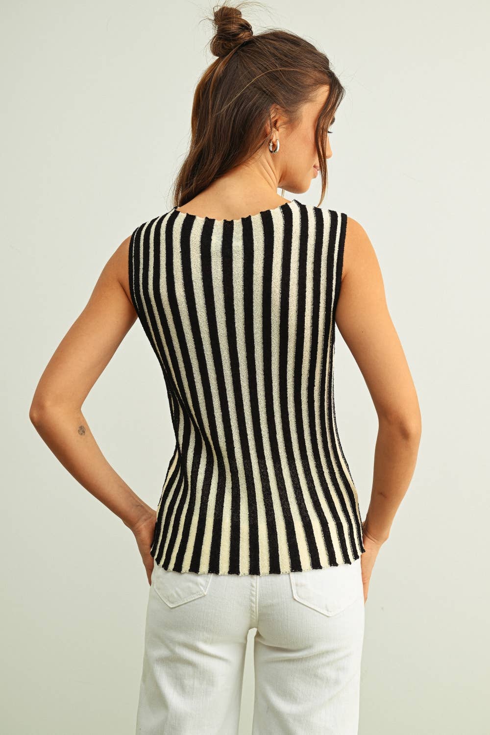 Henna Color Blocked Bamboo Tank