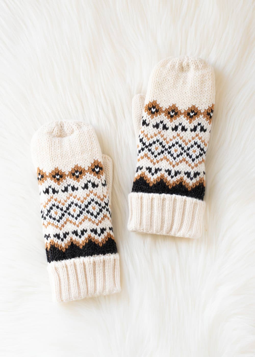 Aspen Patterned Mittens