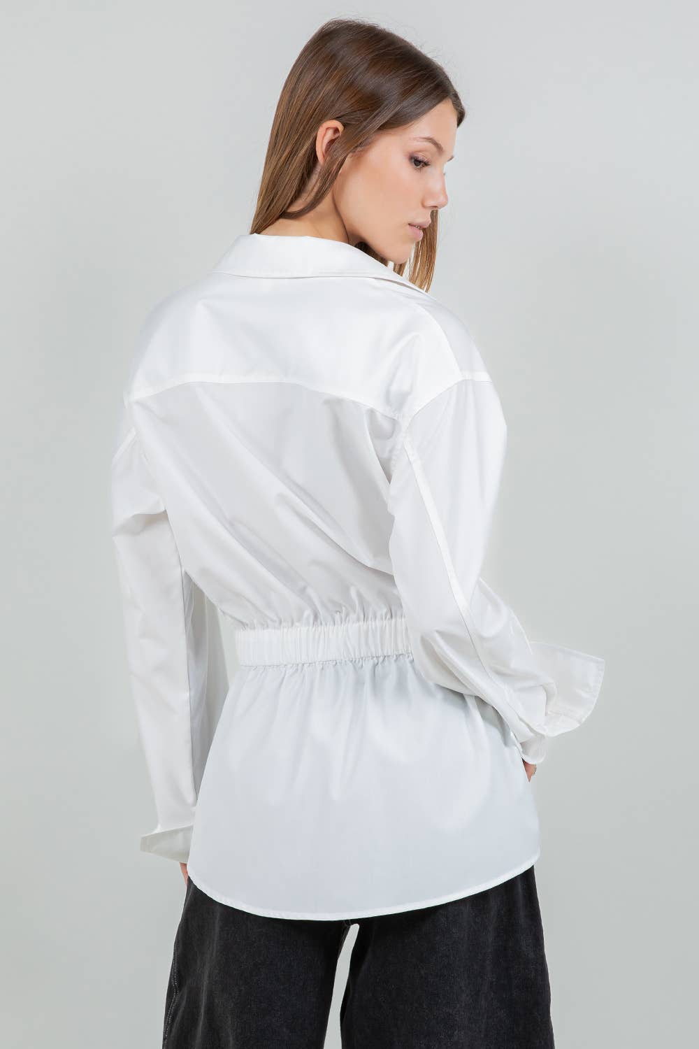 Serena Poplin Belted Shirt