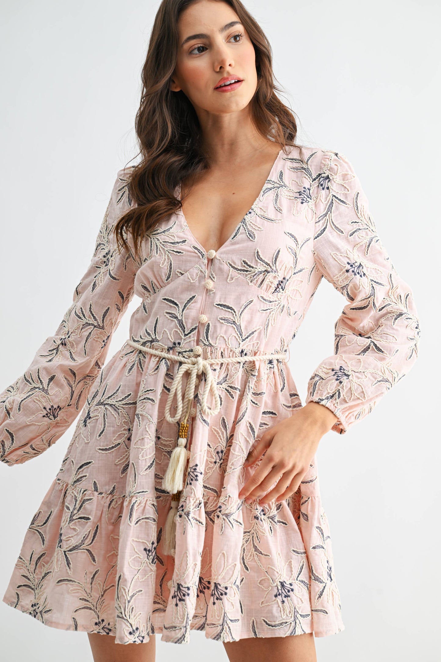 Tessa Embroidered Floral Dress