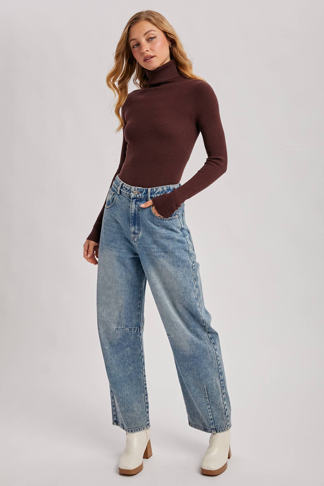 Dana Ribbed Knit Turtleneck - Three Colors