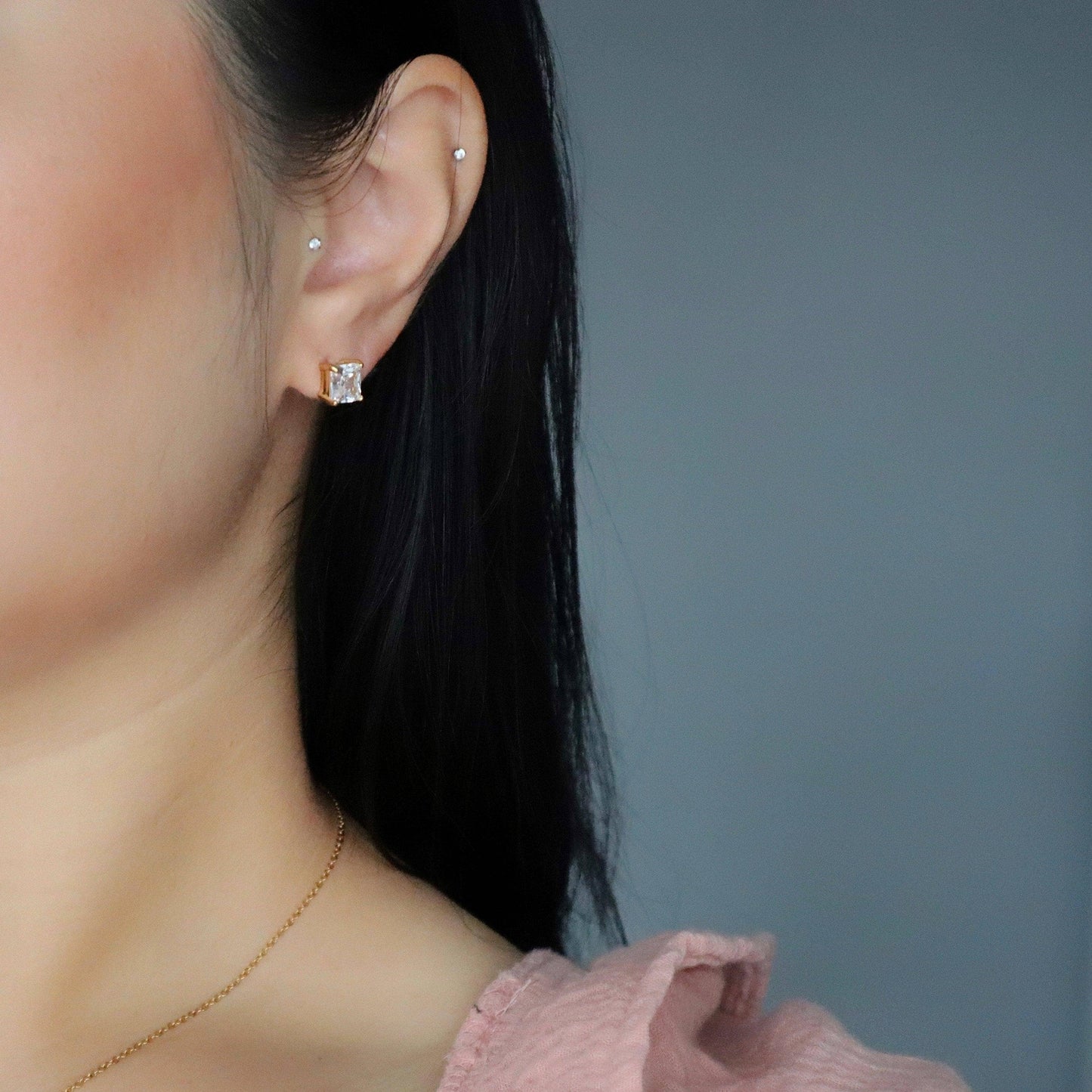 Soho CZ Square Studs