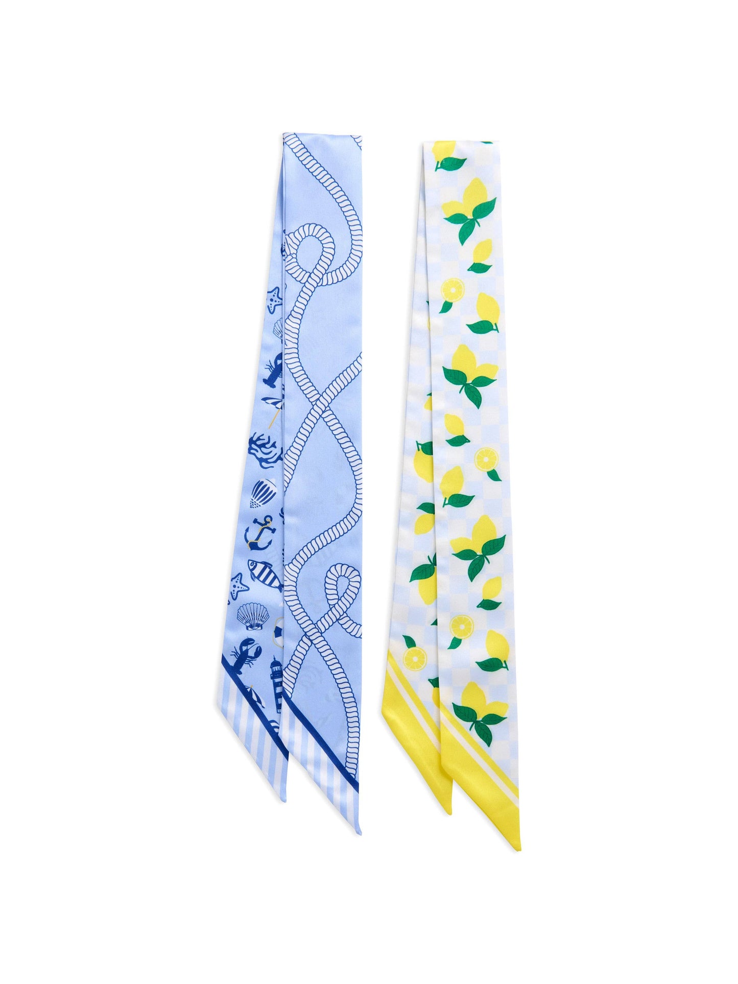 Coastal Citrus Twilly Scarf - Two Colors