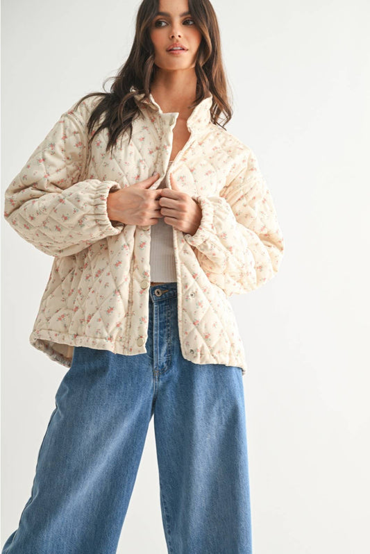 Fiona Floral Quilted Jacket