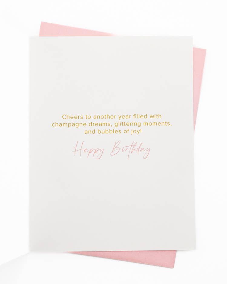 'Bubbly Birthday' Card