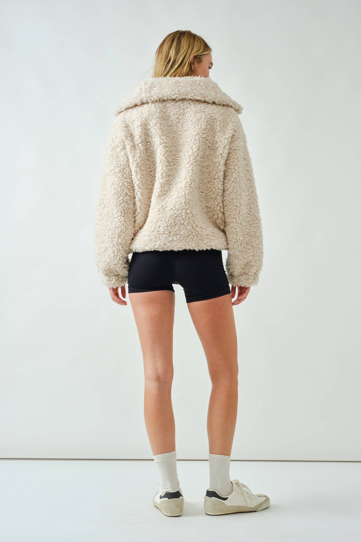 Mona Teddy Zip Jacket - Two Colors