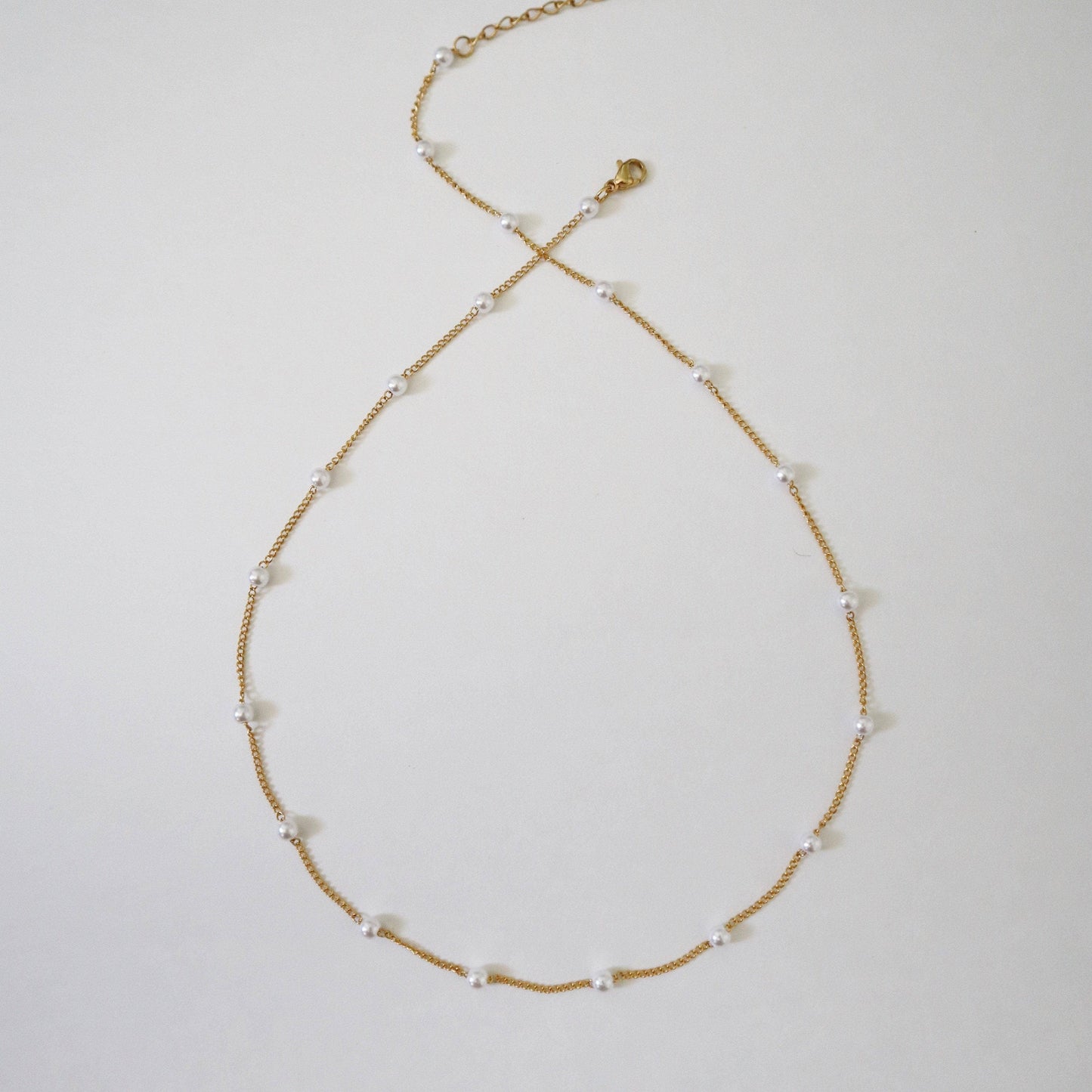 Pearl Satellite Chain Necklace