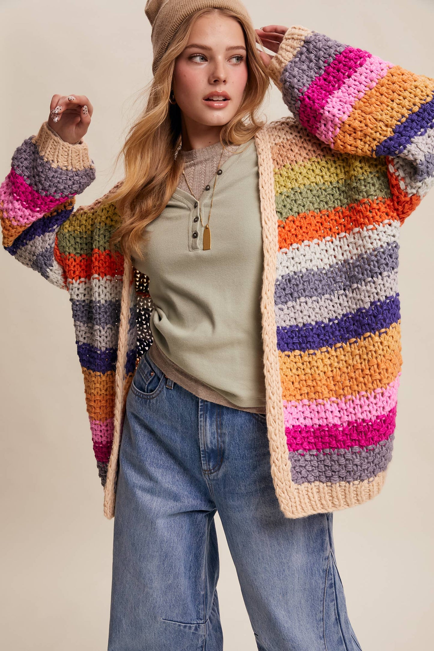 Daydreamer Chunky Knit Cardigan