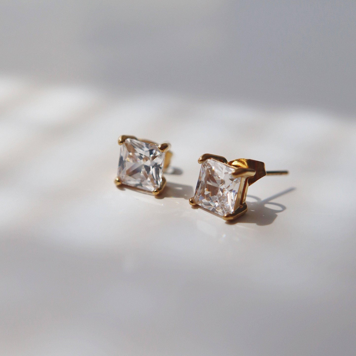 Soho CZ Square Studs