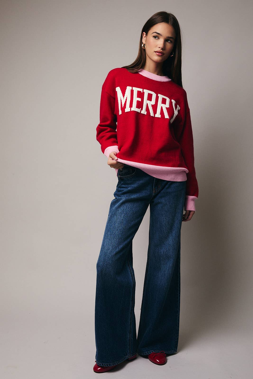 Crew Neck Merry Sweater