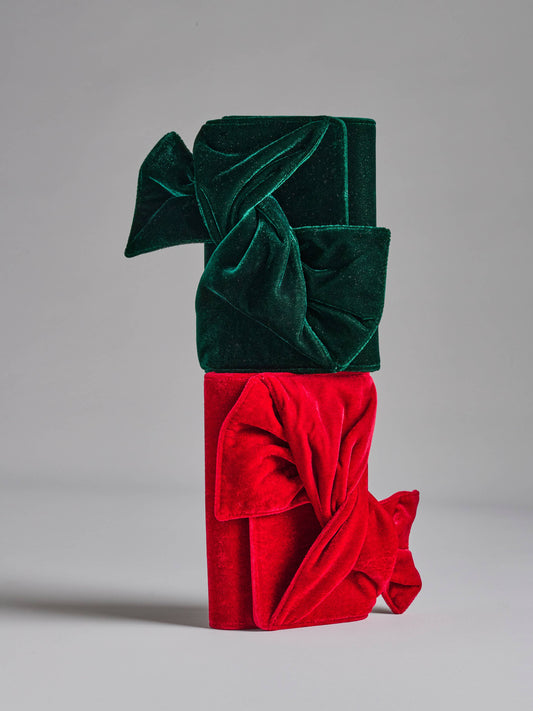 Cora Velvet Clutch - Two Colors