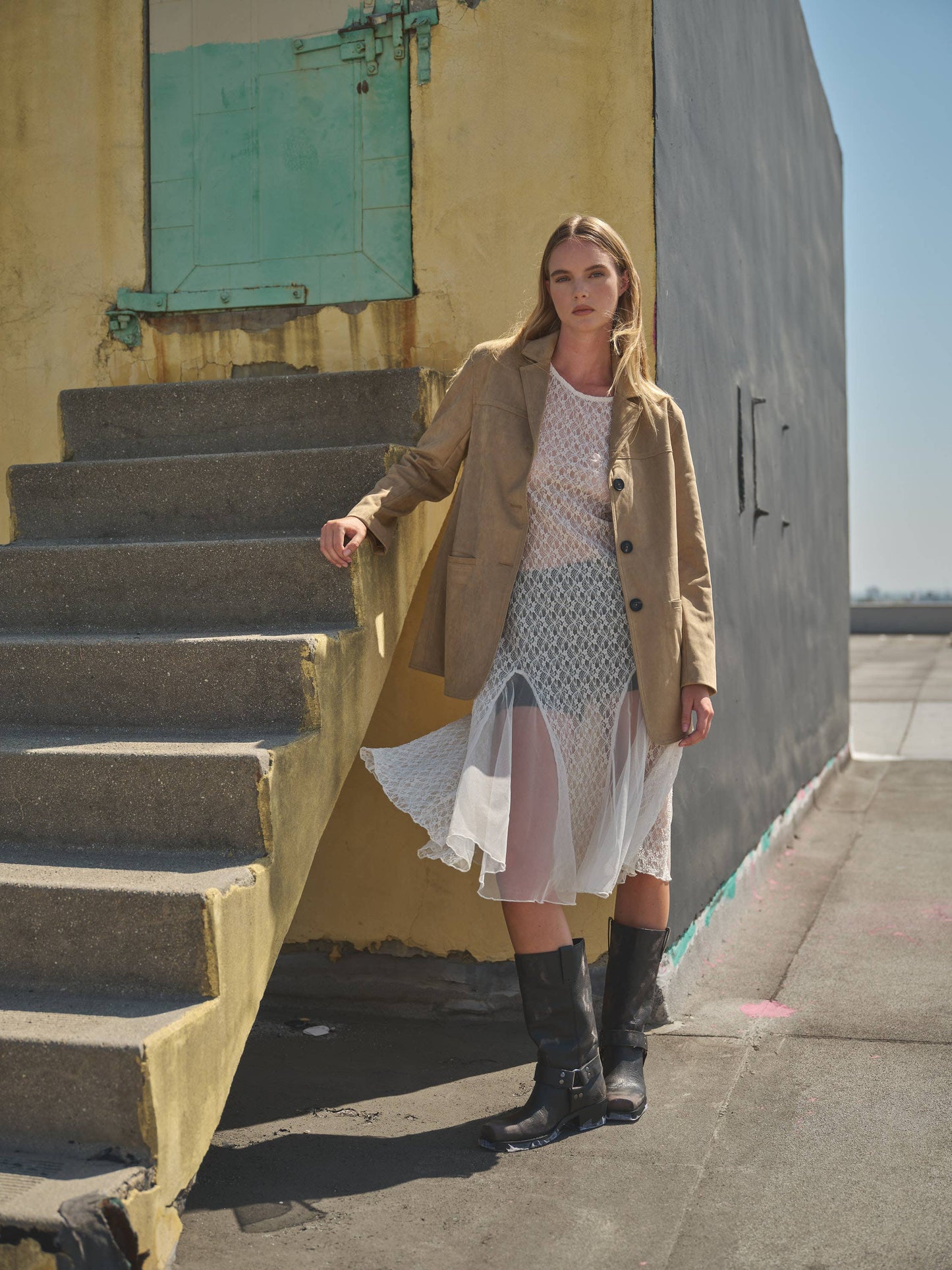 Macy Suede Blazer Jacket