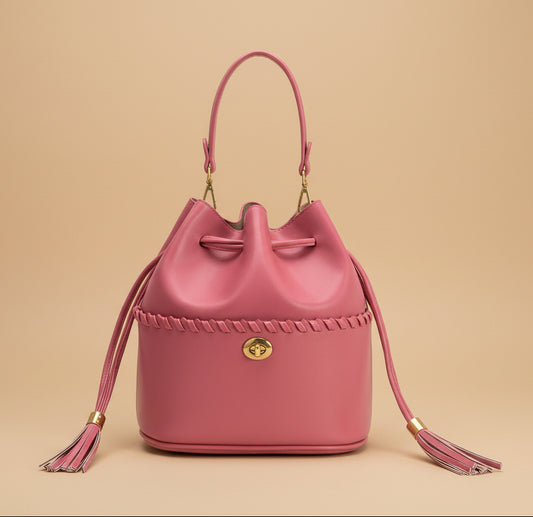 Janae Top Handle Bucket Bag