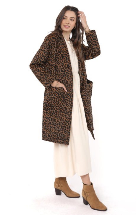 Animal Instinct Leopard Coat
