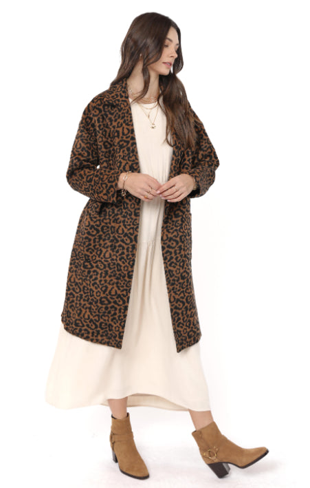 Animal Instinct Leopard Coat