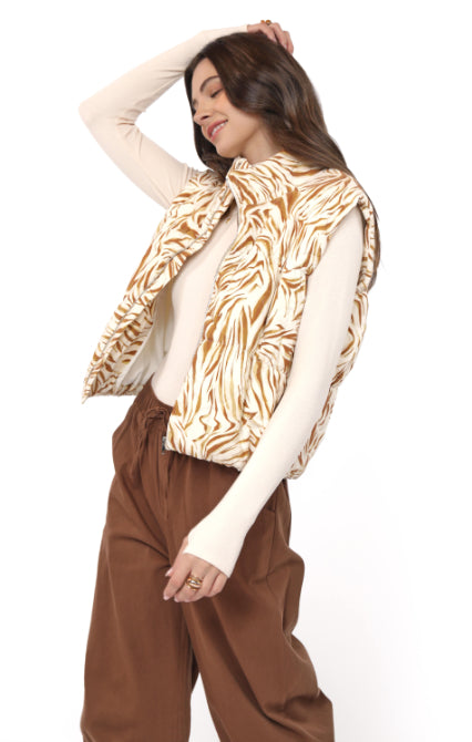 City Boheme Stretch Quilted Vest