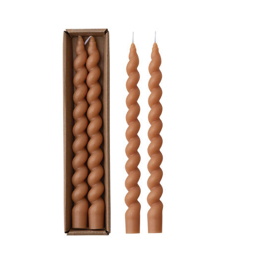 10" Twist Candles in Box