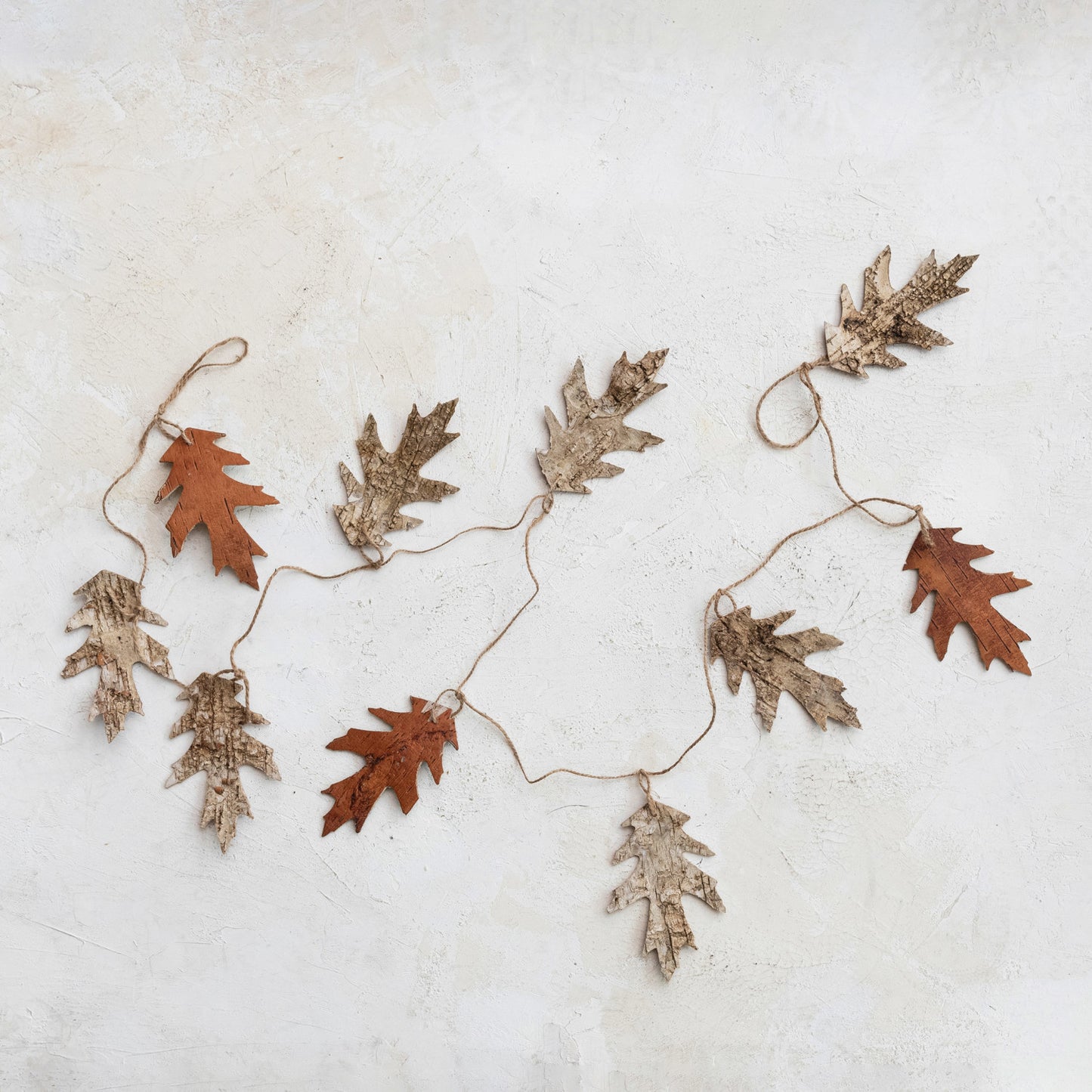Birch Bark Leaf Garland