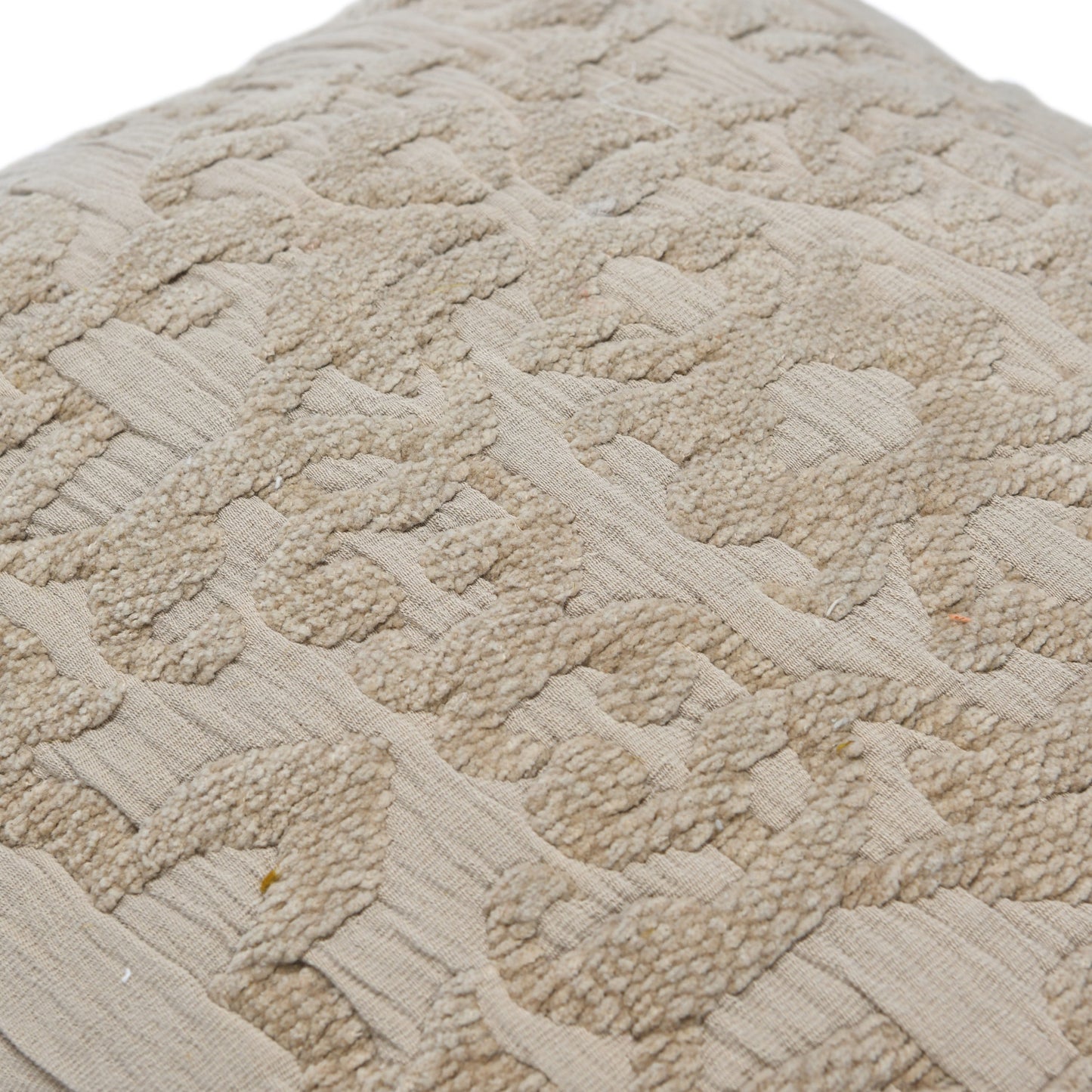 18" Jacquard Tufted Pillow