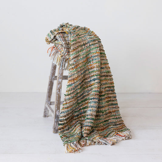 Summer Skies Bouclé Throw