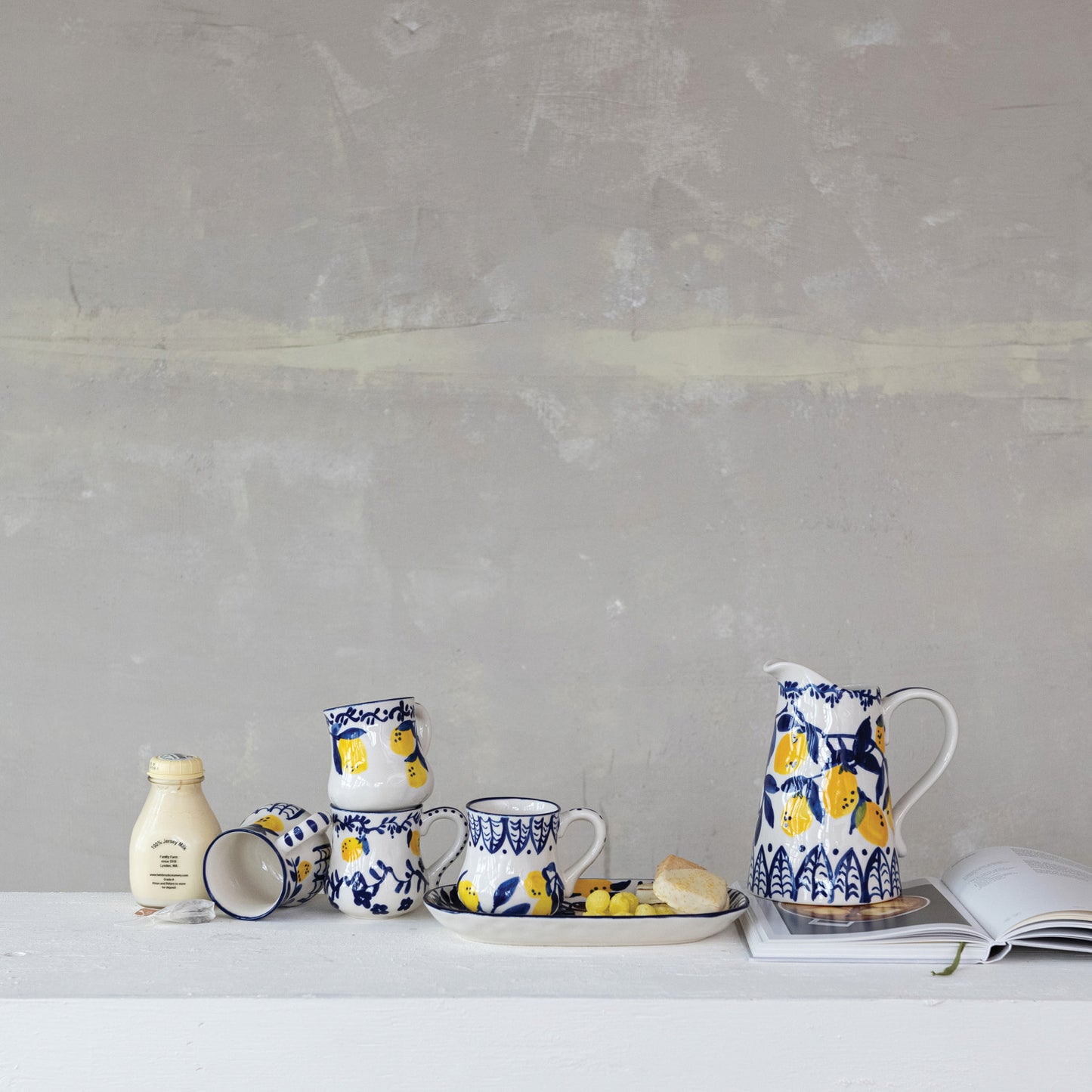 Amalfi Stoneware Pitcher