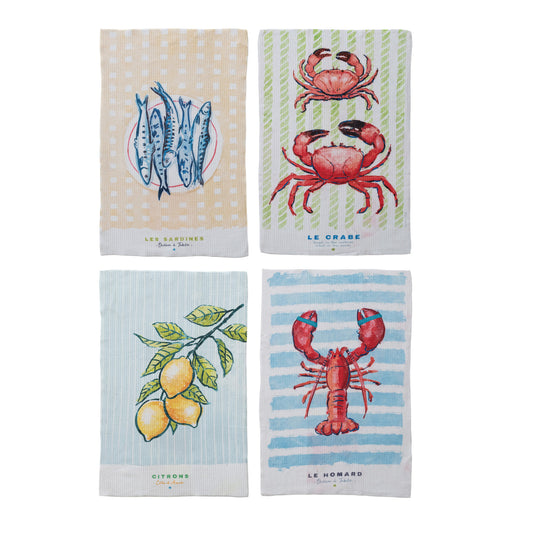 Shoreline Microfiber Tea Towels