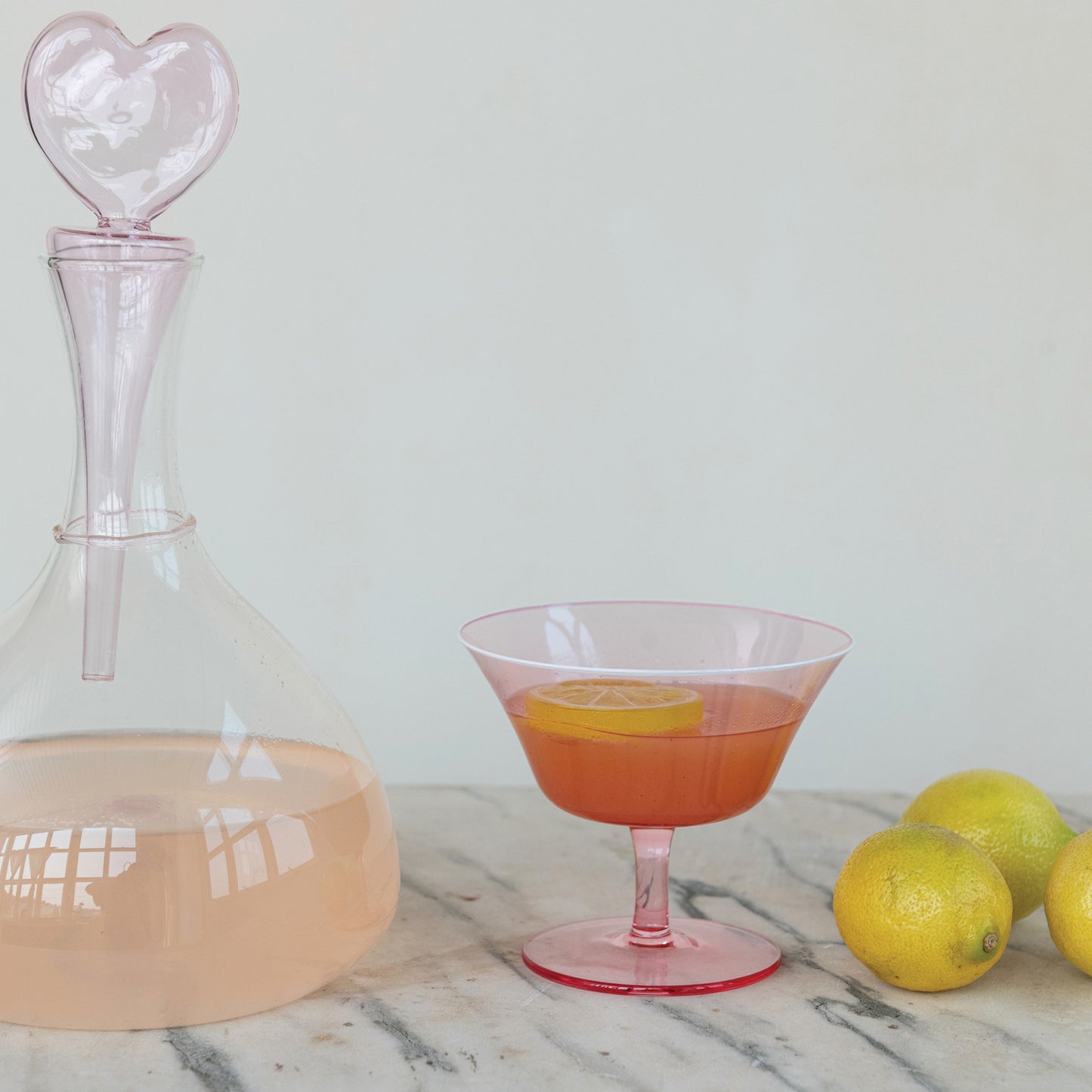 Petal & Pearl Coupe Glass
