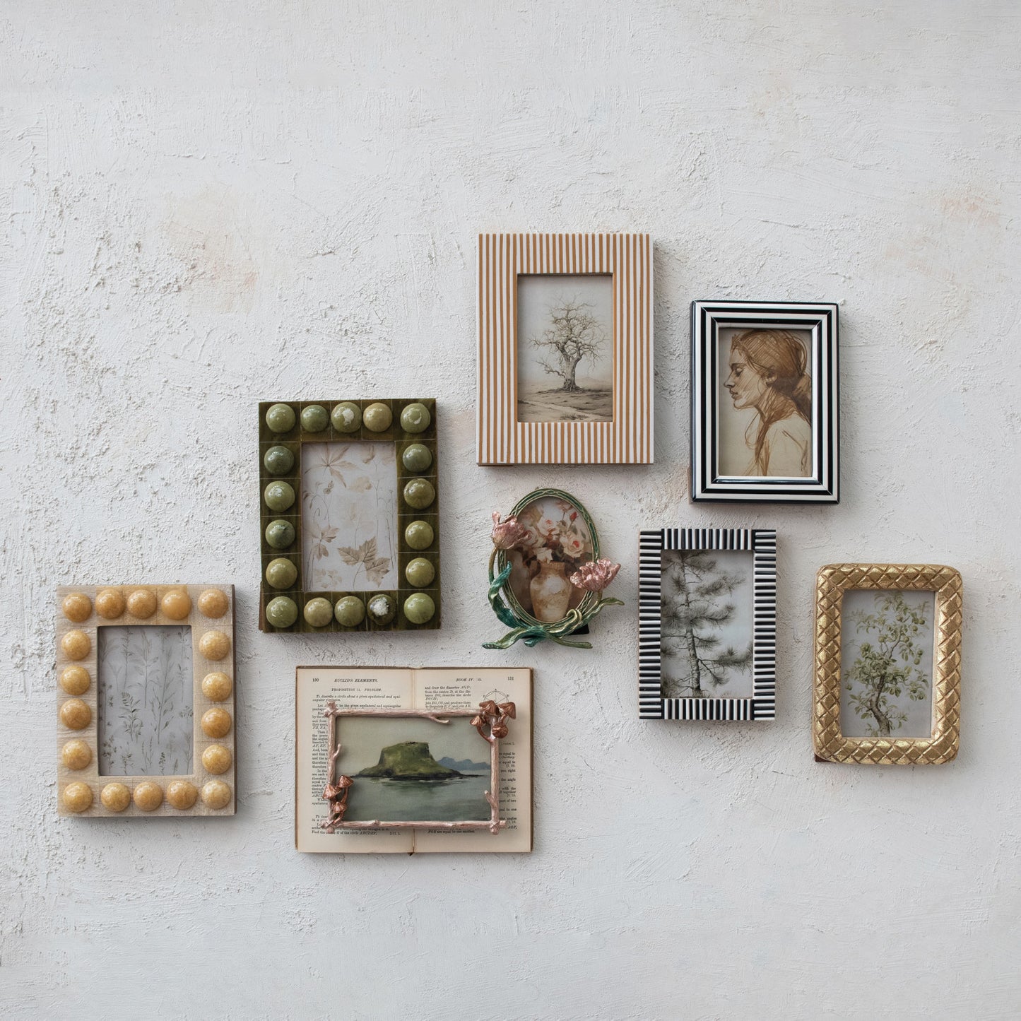 Carved Wood Photo Frame